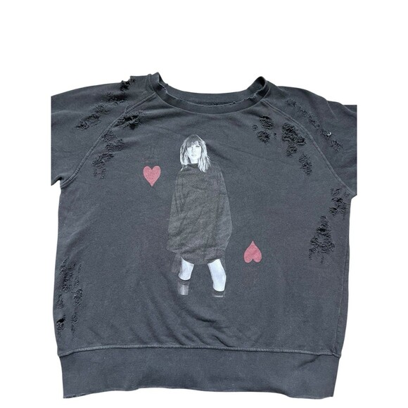 Taylor Swift Reputation Distressed King Of My Heart Sweater Dress Size xs/s - Picture 1 of 16